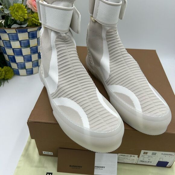 Men’s Burberry knitted sub high top sock sneakers size 46 - Picture 2 of 9